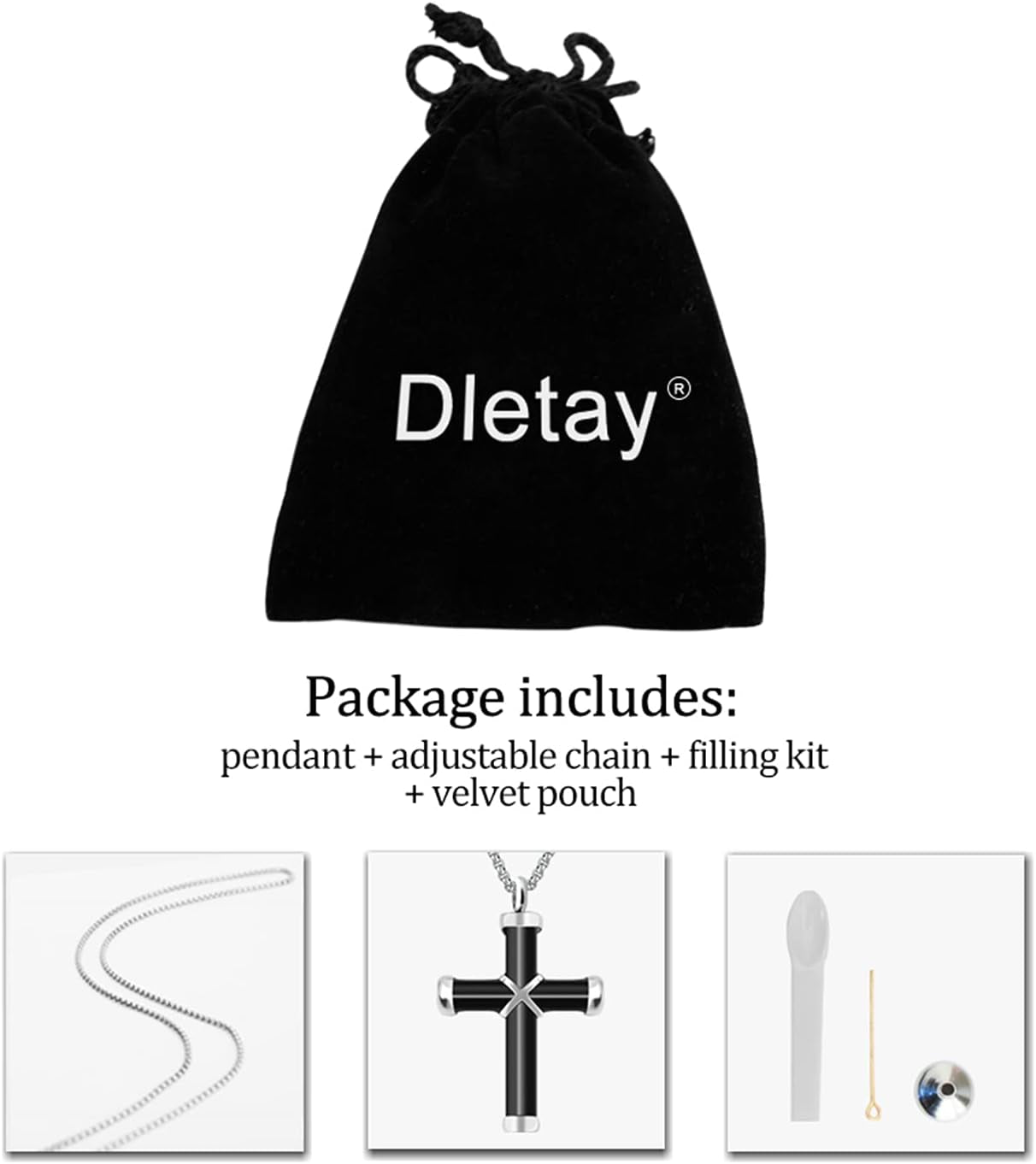 Cremation Urn Necklace – Memorial Keepsake Jewelry for Ashes