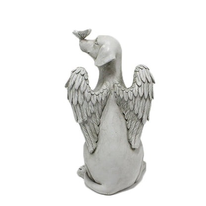Angel Dog Memorial Statue – Pet Loss Tribute Gift