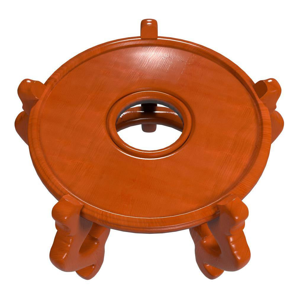 15.5 In. Rosewood Urn Stand in Honey
