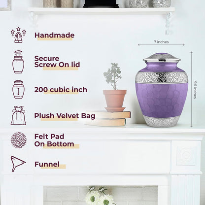 Pearl Cremation Urn – Extra Large Memorial for Adults (Holds up to 330 lbs)