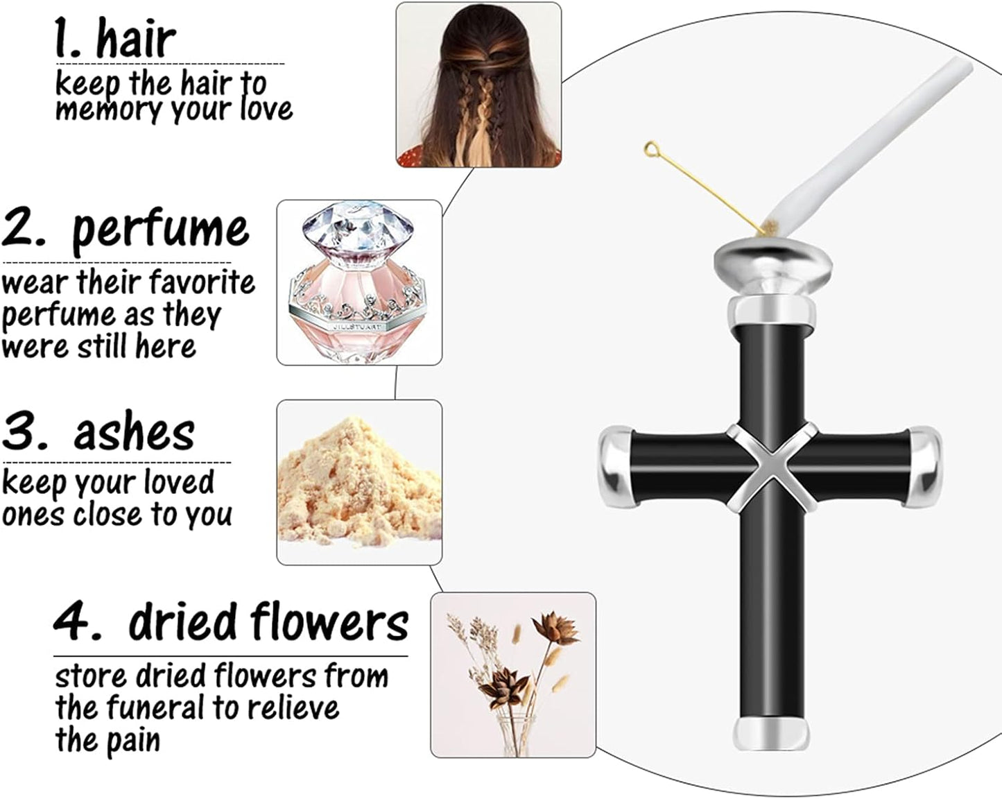 Cremation Urn Necklace – Memorial Keepsake Jewelry for Ashes