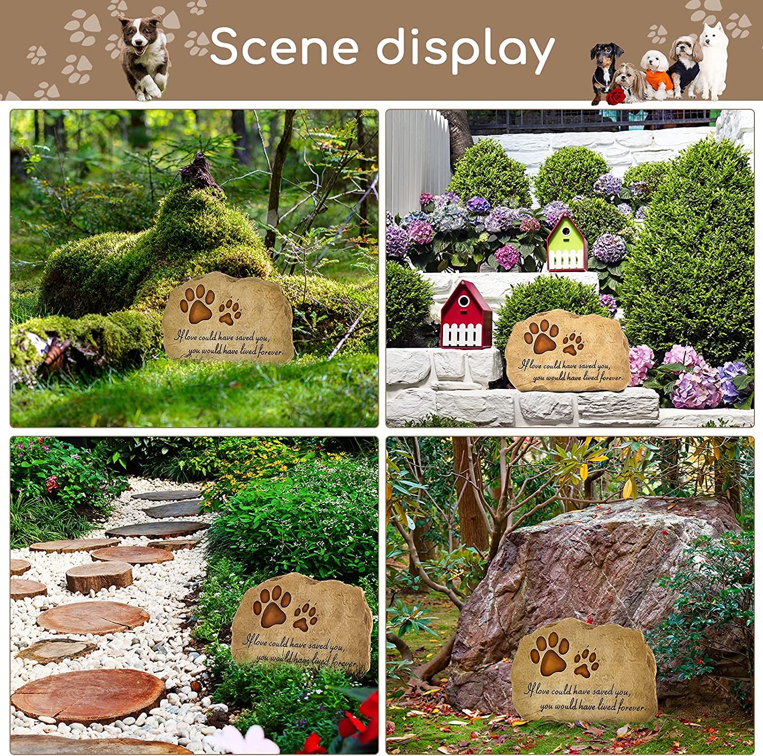Pet Memorial Stepping Stone – Garden Tribute for Cats & Dogs