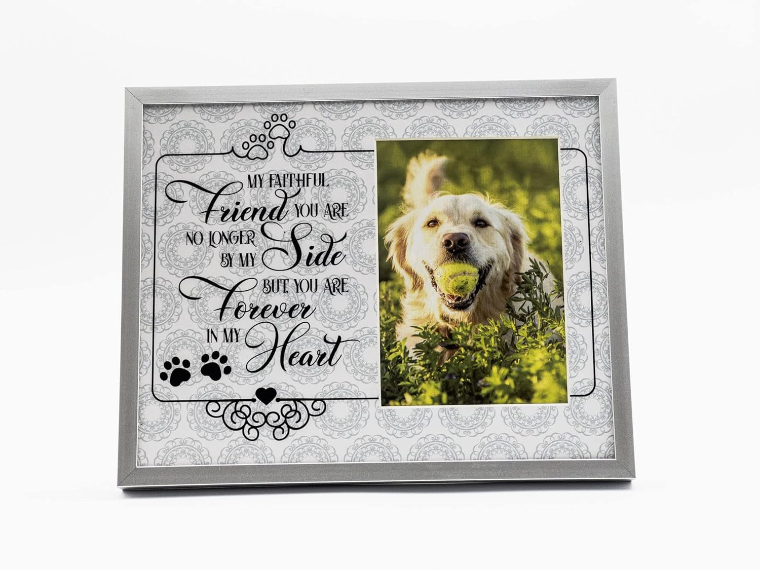 Memorial Picture Frame – 8x10 Frame for 4x6 Photo of Loved One