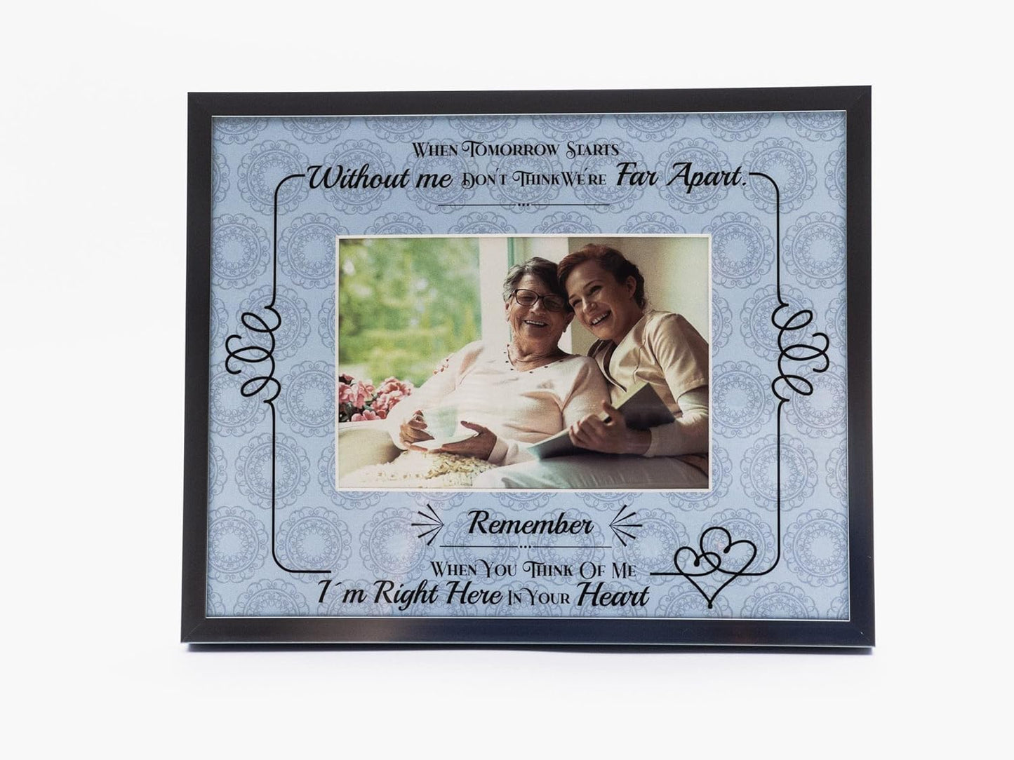 Memorial Picture Frame – 8x10 Frame for 4x6 Photo of Loved One