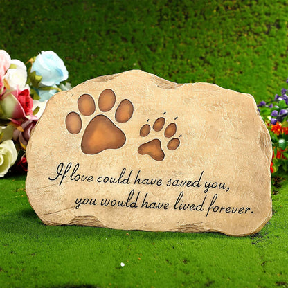 Pet Memorial Stepping Stone – Garden Tribute for Cats & Dogs