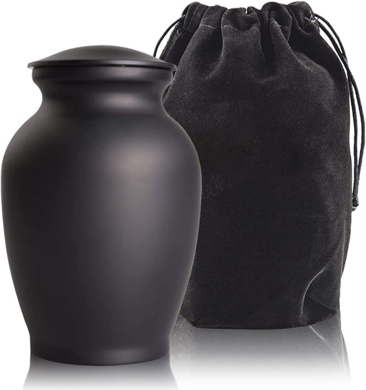 Large Black Dog Cremation Urn – Pet Memorial Keepsake