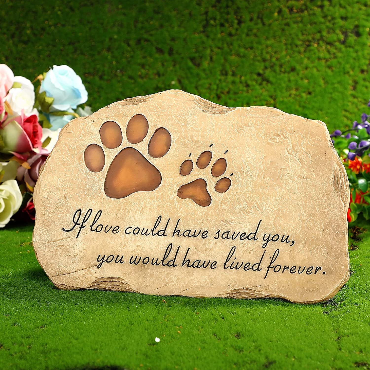 Pet Memorial Stepping Stone – Garden Tribute for Cats & Dogs