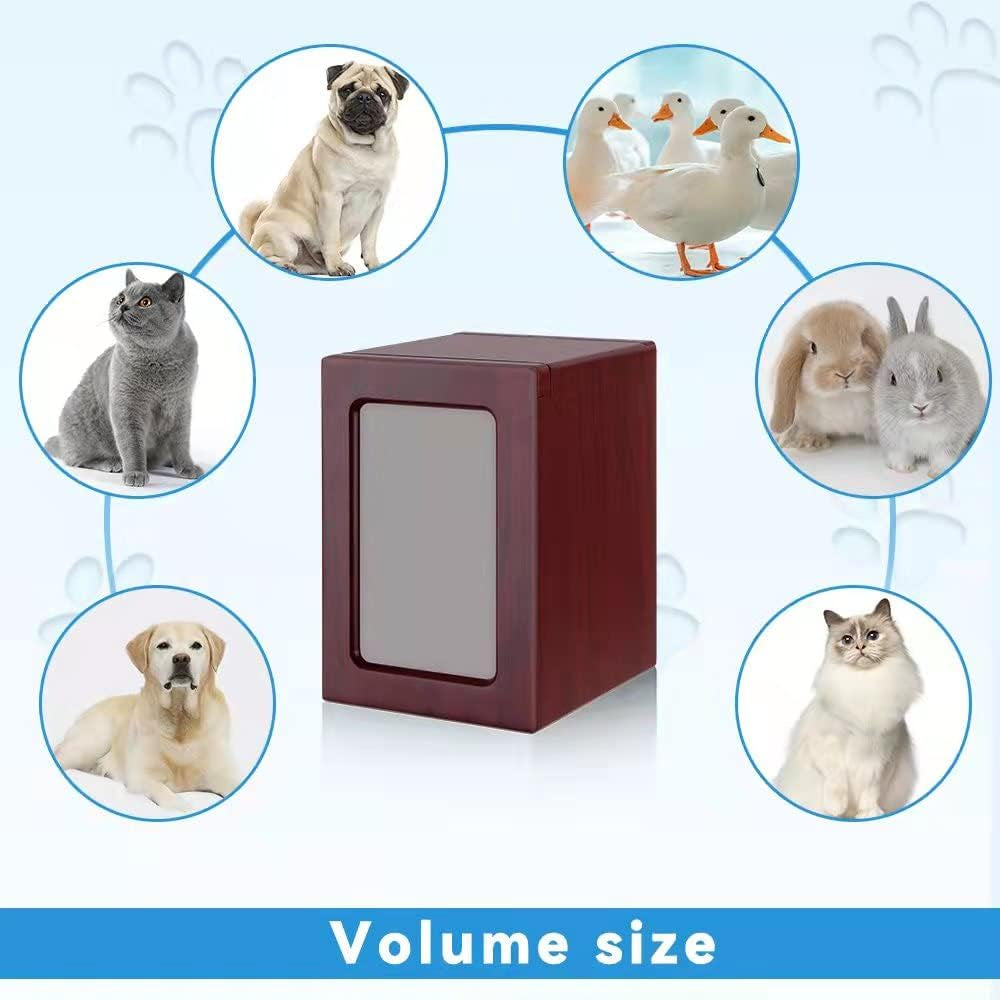 Cuodia Pet Cremation Urn – Wooden Ash Box for Dogs