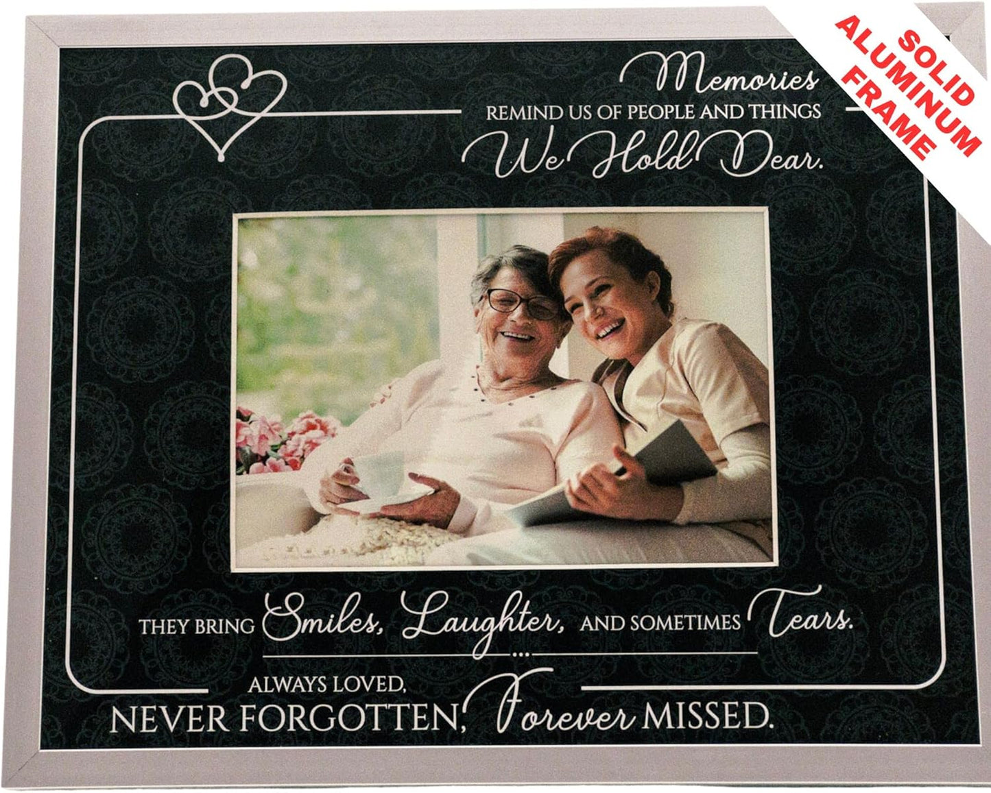 Memorial Picture Frame – 8x10 Frame for 4x6 Photo of Loved One