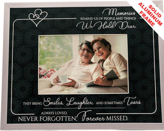 Memorial Picture Frame – 8x10 Frame for 4x6 Photo of Loved One