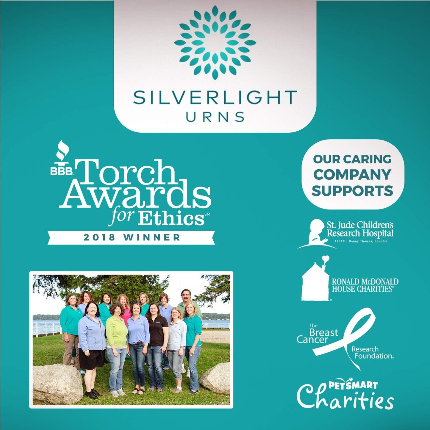 Patriotic Mini Urn for Ashes – Gray & Brass 