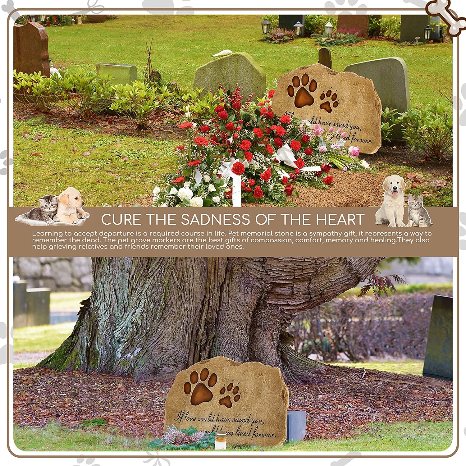 Pet Memorial Stepping Stone – Garden Tribute for Cats & Dogs