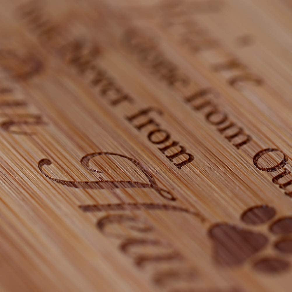 Wooden Dog Urn – Pet Ashes Photo Memorial