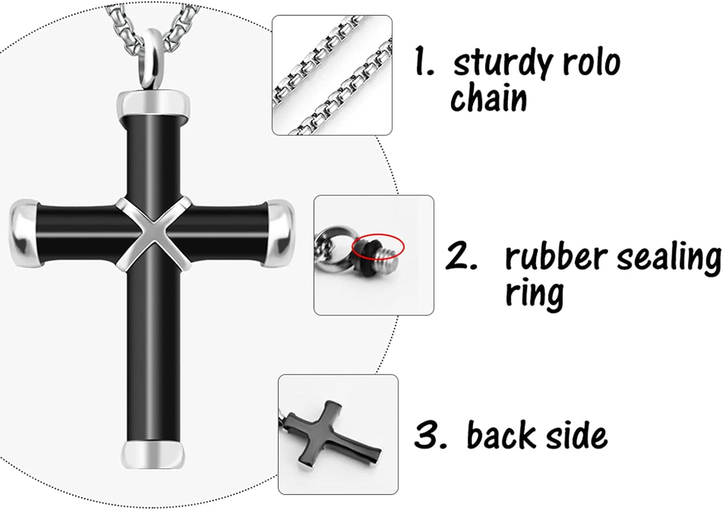 Cremation Urn Necklace – Memorial Keepsake Jewelry for Ashes